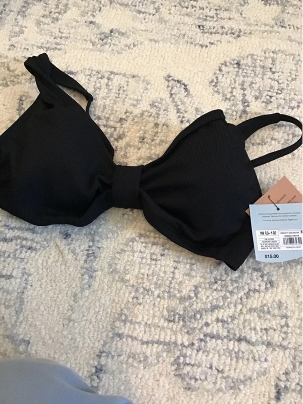 Shade and shore bikini top, new, medium, padded